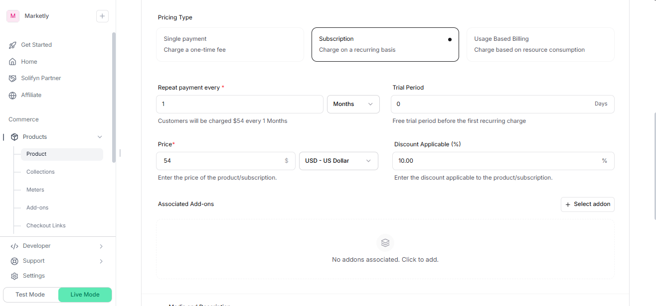 Billing Engine Preview